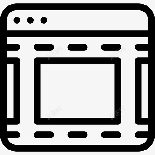 浏览器windows和应用程序2线性图标svg_新图网 https://ixintu.com windows和应用程序2 浏览器 线性