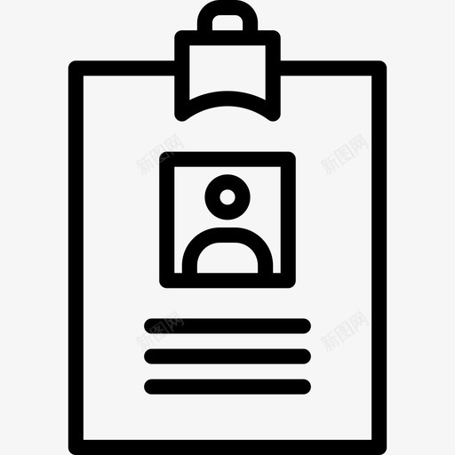 名片商务和办公室18直系图标svg_新图网 https://ixintu.com 名片 商务和办公室18 直系