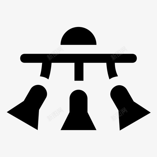 壁灯枝形吊灯灯具图标svg_新图网 https://ixintu.com 壁灯 枝形吊灯 灯具 灯具灯实心图标