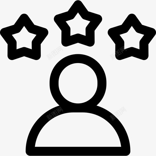 名誉名声8直系图标svg_新图网 https://ixintu.com 名声8 名誉 直系