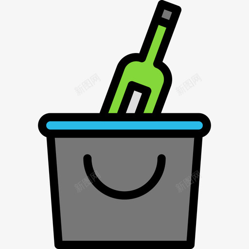 葡萄酒食物87线性颜色图标svg_新图网 https://ixintu.com 线性颜色 葡萄酒 食物87