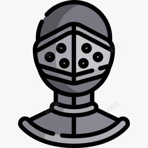 骑士皇室4线性颜色图标svg_新图网 https://ixintu.com 皇室4 线性颜色 骑士