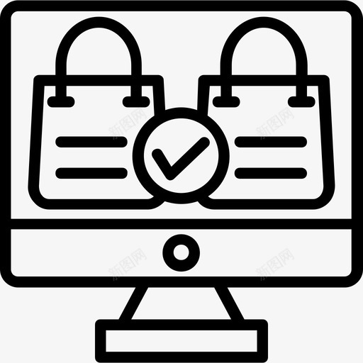 网店物流配送轻圆形图标svg_新图网 https://ixintu.com 物流配送 网店 轻圆形