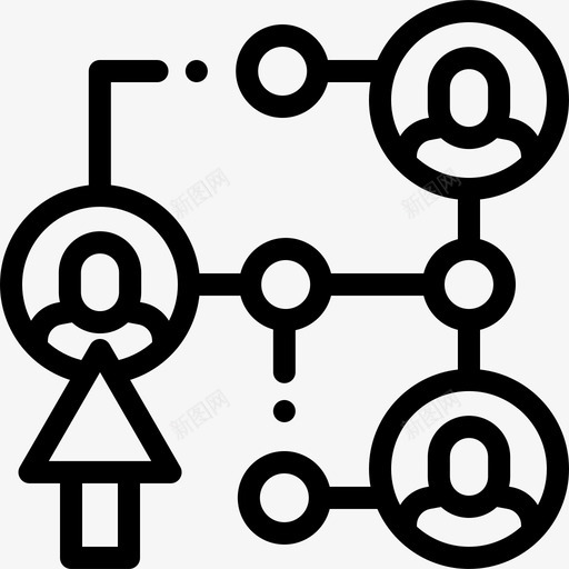份额数字营销63线性图标svg_新图网 https://ixintu.com 份额 数字营销63 线性