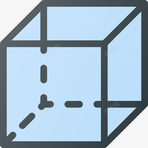 立方体32线颜色图标svg_新图网 https://ixintu.com 立方体 线颜色 设计32