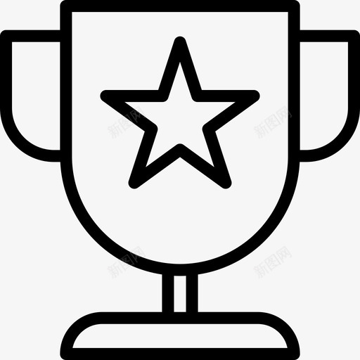 奖杯34学校直系图标svg_新图网 https://ixintu.com 34学校 奖杯 直系
