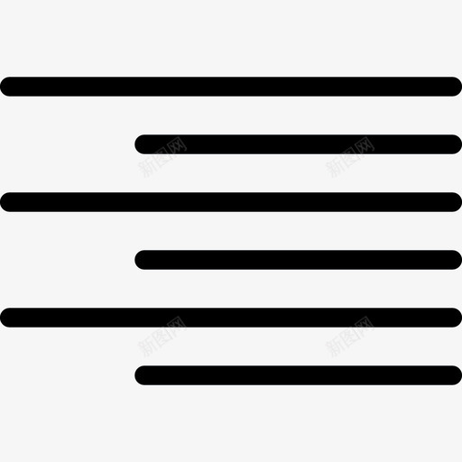 右对齐对齐和段落2线颜色图标svg_新图网 https://ixintu.com 右对齐 对齐和段落2 线颜色