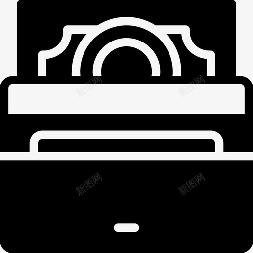 钱包购物40装满图标svg_新图网 https://ixintu.com 装满 购物40 钱包