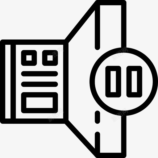 音量音乐和乐器7线性图标svg_新图网 https://ixintu.com 线性 音乐和乐器7 音量