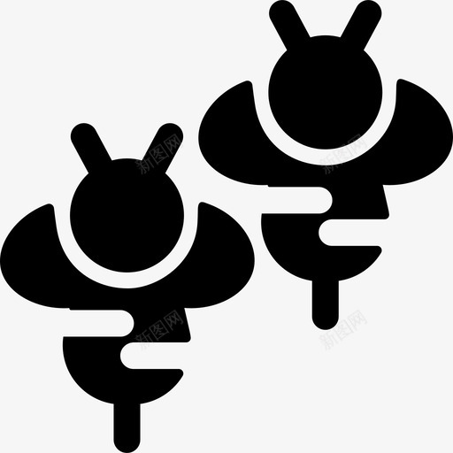 蜜蜂自然15填充图标svg_新图网 https://ixintu.com 填充 自然15 蜜蜂