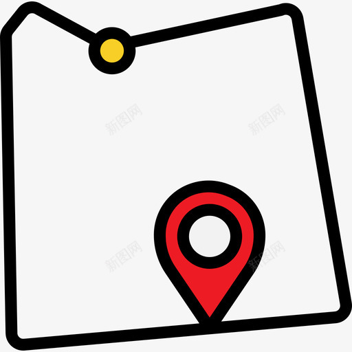 距离行程109线性颜色图标svg_新图网 https://ixintu.com 线性颜色 行程109 距离