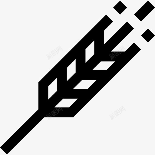 小麦蔬菜和水果直系图标svg_新图网 https://ixintu.com 小麦 直系 蔬菜和水果
