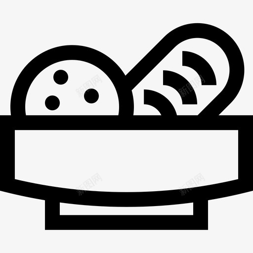 面包32号咖啡店直式图标svg_新图网 https://ixintu.com 32号咖啡店 直式 面包
