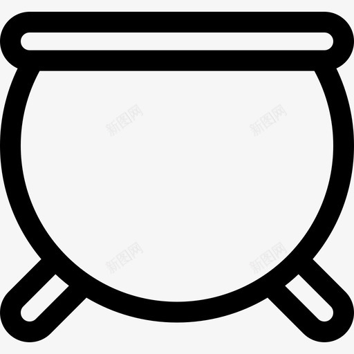 大锅中世纪16直纹图标svg_新图网 https://ixintu.com 中世纪16 大锅 直纹