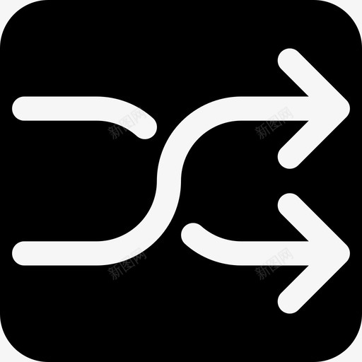 洗牌ios3的mintab字形实心图标svg_新图网 https://ixintu.com ios3的mintab字形 实心 洗牌