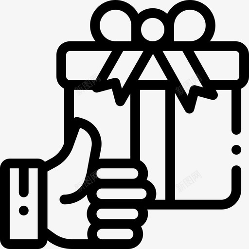 礼物礼物8直系图标svg_新图网 https://ixintu.com 直系 礼物 礼物8
