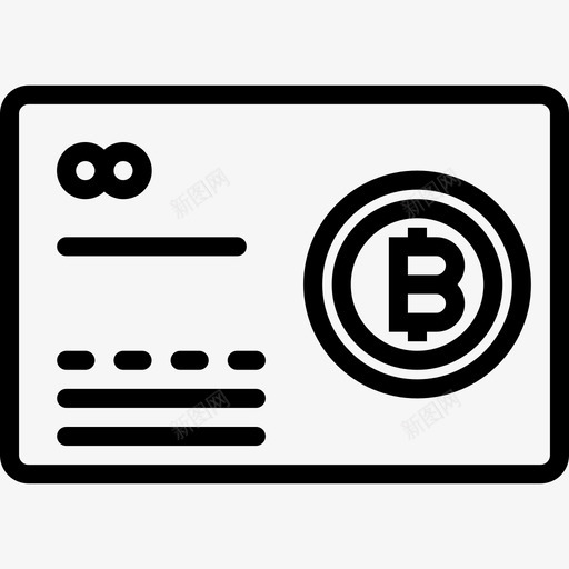 比特币比特币34线性图标svg_新图网 https://ixintu.com 比特币 比特币34 线性