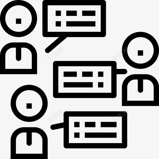 群聊手机和电话4直拨图标svg_新图网 https://ixintu.com 手机和电话4 直拨 群聊