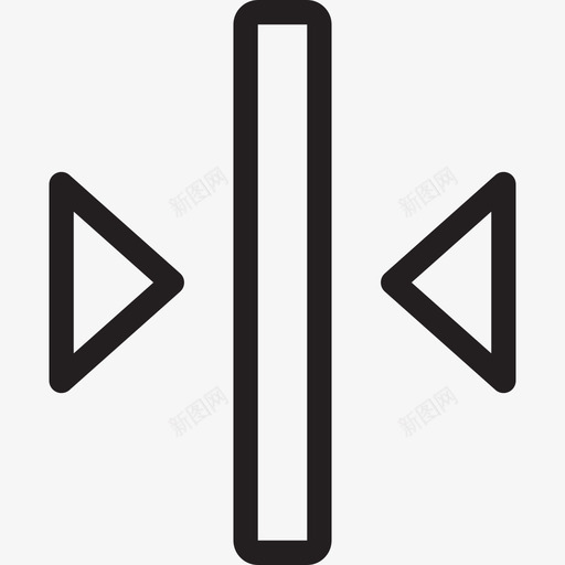 反射对齐5线性图标svg_新图网 https://ixintu.com 反射 对齐5 线性