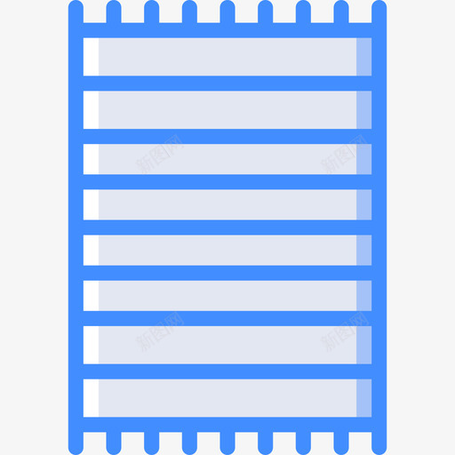 毯子夏季蓝色图标svg_新图网 https://ixintu.com 夏季 毯子 蓝色