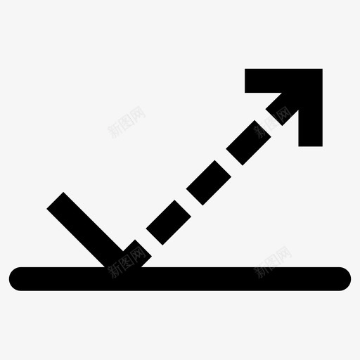 反射反弹光图标svg_新图网 https://ixintu.com 保护 光 反射 反弹 紫外线