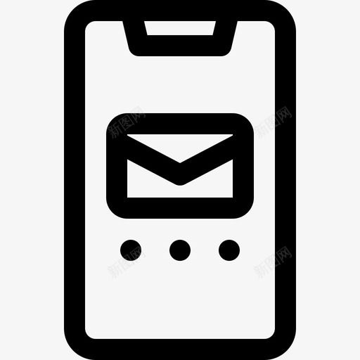 智能手机对话资产11线性图标svg_新图网 https://ixintu.com 对话资产11 智能手机 线性
