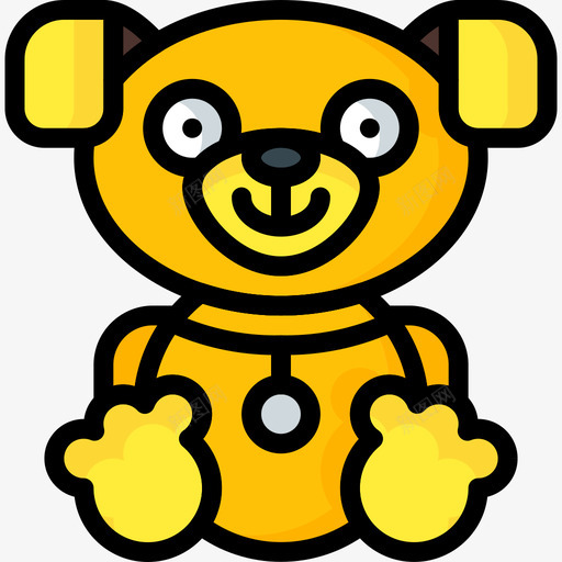 小狗玩具12线性颜色图标svg_新图网 https://ixintu.com 小狗 玩具12 线性颜色