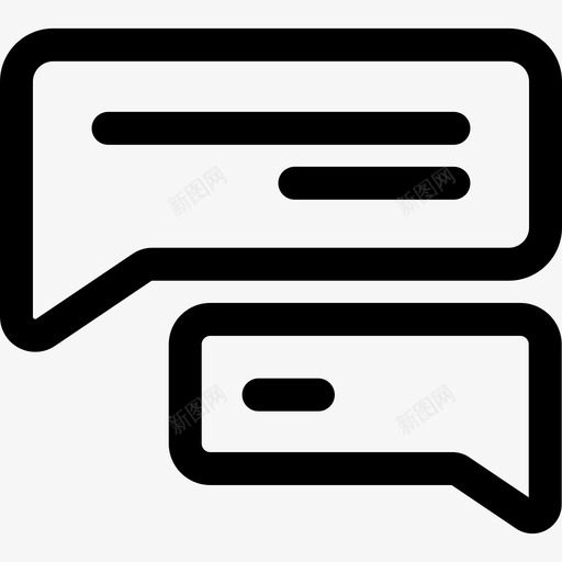 聊天思维26线性图标svg_新图网 https://ixintu.com 线性 聊天 设计思维26