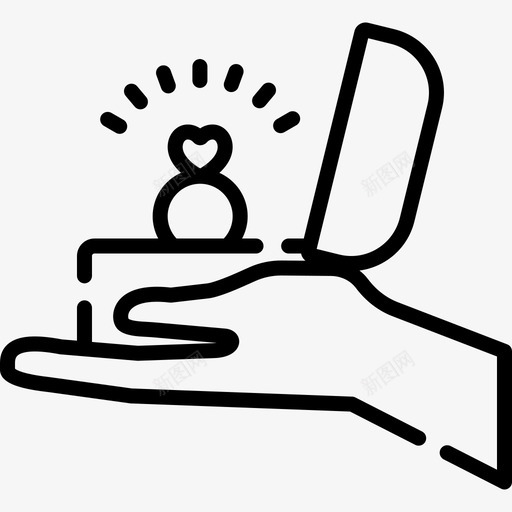 求婚爱情52直系图标svg_新图网 https://ixintu.com 求婚 爱情52 直系