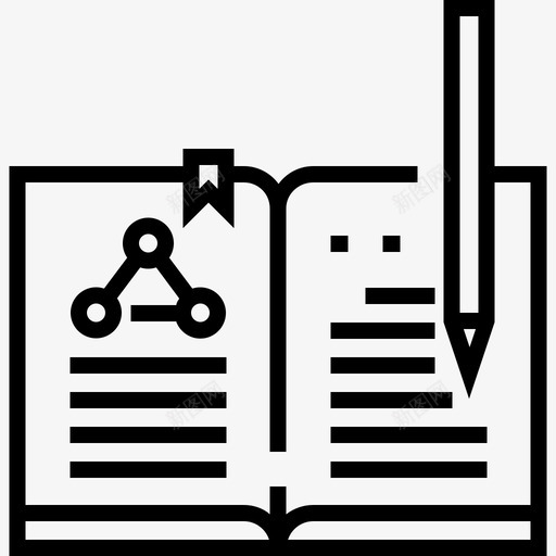 书化学11线性图标svg_新图网 https://ixintu.com 书 化学11 线性