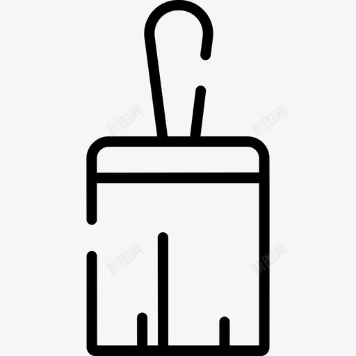 画笔图形工具2线性图标svg_新图网 https://ixintu.com 图形工具2 画笔 线性