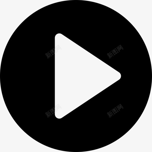 视频播放器博客作者和影响者6已填充图标svg_新图网 https://ixintu.com 博客作者和影响者6 已填充 视频播放器