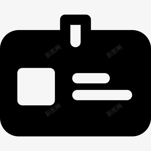 身份证55号办公室实心图标svg_新图网 https://ixintu.com 55号办公室 实心 身份证