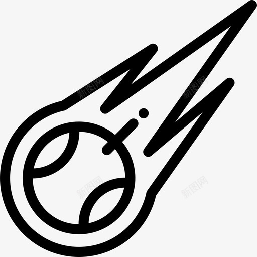 网球网球2直线图标svg_新图网 https://ixintu.com 直线 网球 网球2