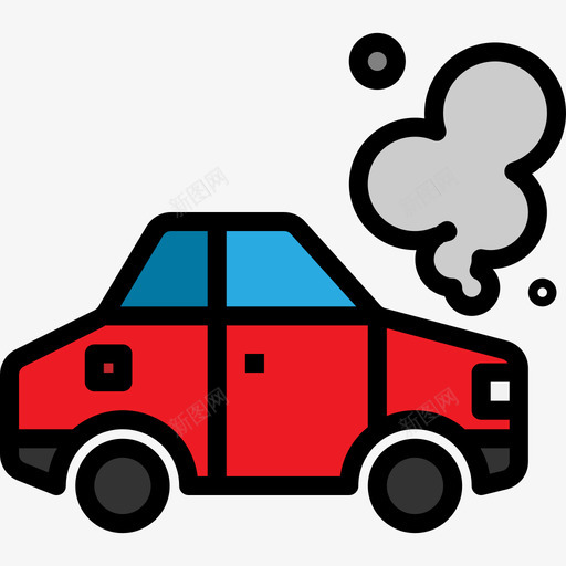事故修车4线条颜色图标svg_新图网 https://ixintu.com 事故 修车4 线条颜色