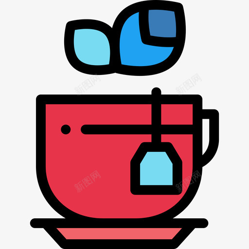 茶英国的线颜色线颜色图标svg_新图网 https://ixintu.com 线颜色 英国的线颜色 茶