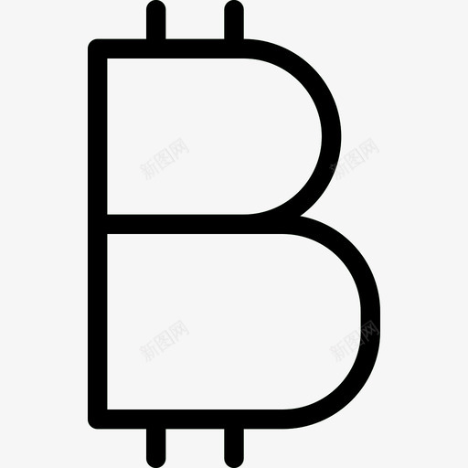 比特币货币34线性颜色图标svg_新图网 https://ixintu.com 比特币 线性颜色 货币34