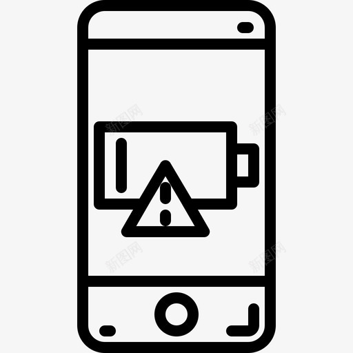 智能手机移动7线性图标svg_新图网 https://ixintu.com 智能手机 移动7 线性