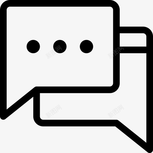 聊天留言和电子邮件直拨图标svg_新图网 https://ixintu.com 留言和电子邮件 直拨 聊天