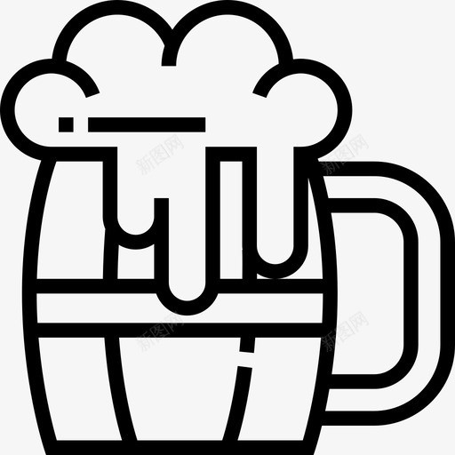 剑北欧海盗2直线型图标svg_新图网 https://ixintu.com 剑 北欧海盗2 直线型