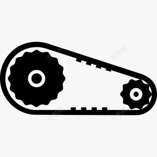 正时皮带汽车3加注图标svg_新图网 https://ixintu.com 加注 正时皮带 汽车3