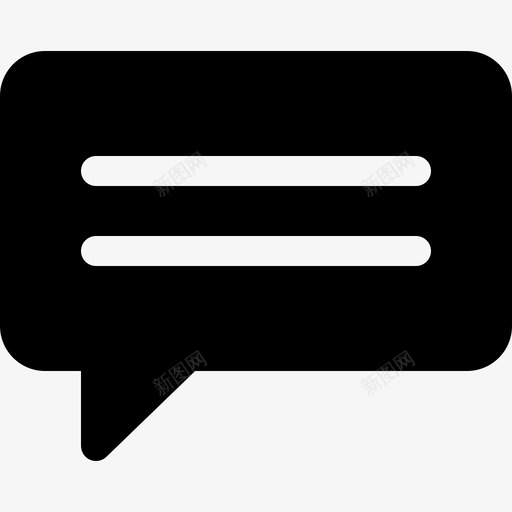 聊天对话资产12已填充图标svg_新图网 https://ixintu.com 对话资产12 已填充 聊天