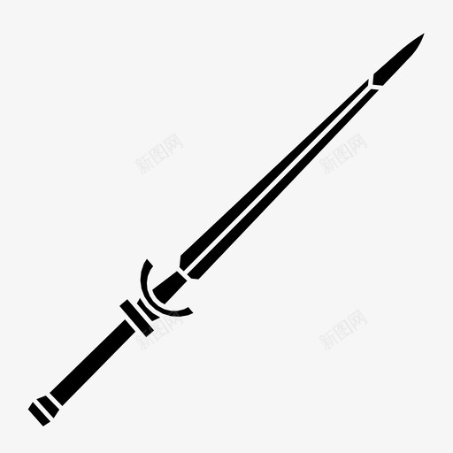 剑战斗杀戮图标svg_新图网 https://ixintu.com 刀 利器 剑 战斗 杀戮 武器