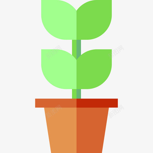 植物园艺35平坦图标svg_新图网 https://ixintu.com 园艺35 平坦 植物