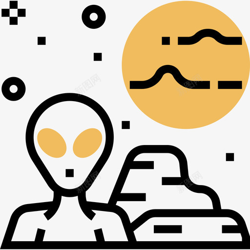 外星航天技术3黄影图标svg_新图网 https://ixintu.com 外星 航天技术3 黄影