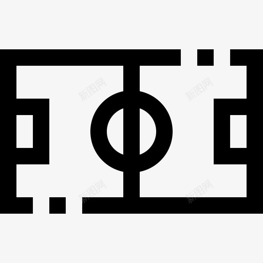 足球场学校和教育4线性图标svg_新图网 https://ixintu.com 学校和教育4 线性 足球场