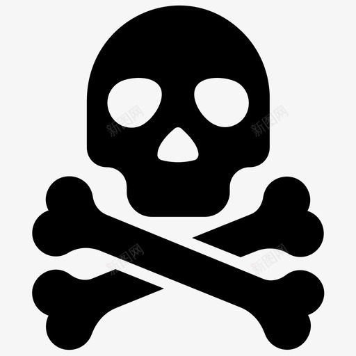 危险危险标志危险符号图标svg_新图网 https://ixintu.com 危险 危险标志 危险符号 毒物符号实心图标 警告标志 警告符号