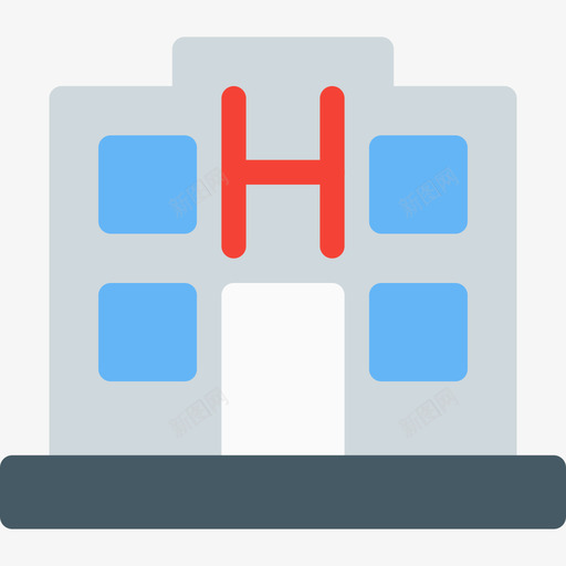 医院医疗保健3公寓图标svg_新图网 https://ixintu.com 公寓 医疗保健3 医院