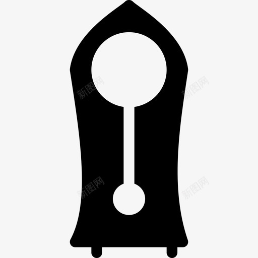 时钟复古4填充图标svg_新图网 https://ixintu.com 填充 复古4 时钟