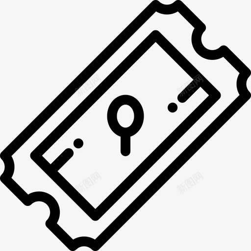 门票网球2直线图标svg_新图网 https://ixintu.com 直线 网球2 门票
